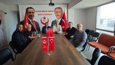 EMEDFED BURSA İL YÖNETİMİ, BBP BURSA İL BAŞKANI EYÜP EKEN' ZİYARET ETTİ