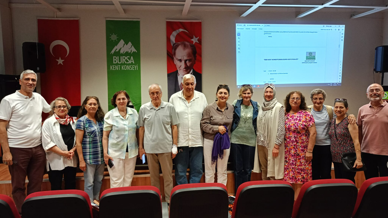 EMEDFED ve Bursa Kent Konseyi Emekliler Çalışma Grubu Olağan Toplantısı Gerçekleştirildi